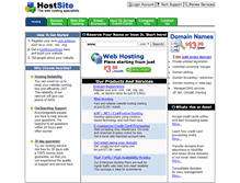 Tablet Screenshot of hostsite.com